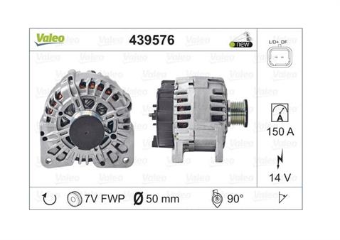 VALEO 12V ALTERNATÖR DİNAMO 150 A (L-DFM) OPEL MOVANO/VIVARO-RENAULT LAGUNA/TRAFIC 2.0 CDTI