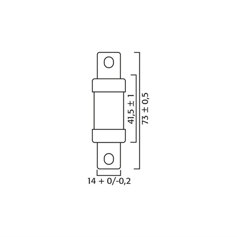 PEC 500V SİGORTA 100 A (73*20 MM) ELEKTRİKLİ ARAÇ (EV) OEM