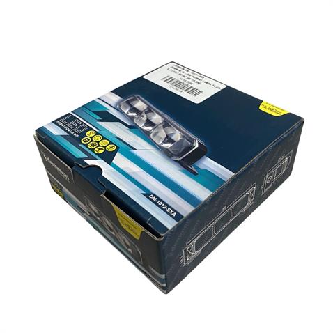 DEMMON 12V-24V ÇALIŞMA LAMBASI/OFF-ROAD MERCEKLİ 3 LEDLİ 10W BEYAZ MİNİ (80*19 MM)