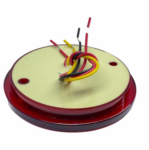 12V-24V STOP LAMBASI YUVARLAK 18 LEDLİ (FREN-PARK-SİNYAL) (97 MM)