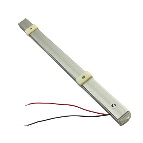 12V FLORESAN TAVAN LAMBASI LEDLİ ANAHTARLI BEYAZ (BUZLU CAM) (27 CM)