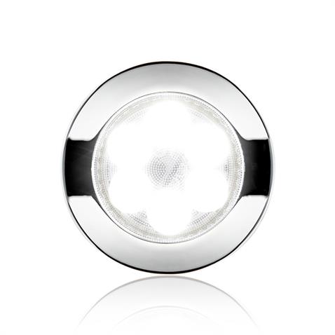 SANEL 12V-24V SPOT TAVAN LAMBA 6 LEDLİ 6500K BEYAZ (SU GEÇİRMEZ) (90 MM) (BUTONSUZ)