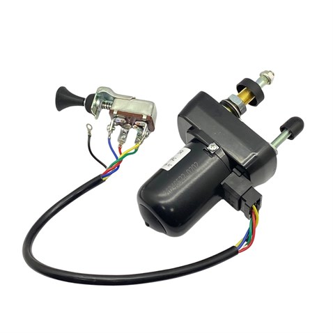 24V SİLECEK MOTORU TEK MİLLİ + SABİT MİL 90° KABİN (5 FİŞ ANAHTARLI) (M8/M8 CIVATA)