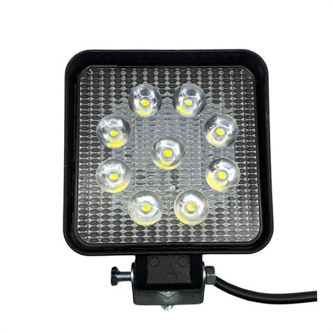 8V-110V ÇALIŞMA LAMBASI KARE (9 X 3W POWER LEDLİ) (108*108*28 MM)