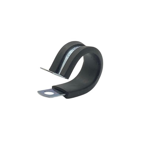 TESİSAT KELEPÇESİ 21 MM (LASTİKLİ) (GALVANİZ KAPLAMA) (1.KALİTE)