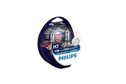 PHILIPS 12V H7 AMPUL 55W RACING VISION +%150 FAZLA IŞIK (2 AD)