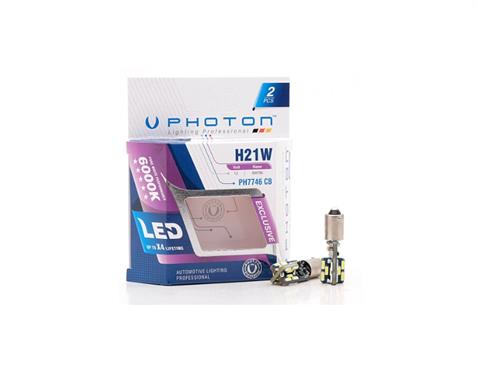 PHOTON 12V H21 AMPUL 24 LEDLİ BEYAZ CANBUS (BAY9s) (2 AD)