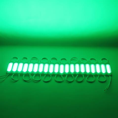 12V PARMAK LAMBA COB LEDLİ (CAMLI) YEŞİL (68*16 MM)