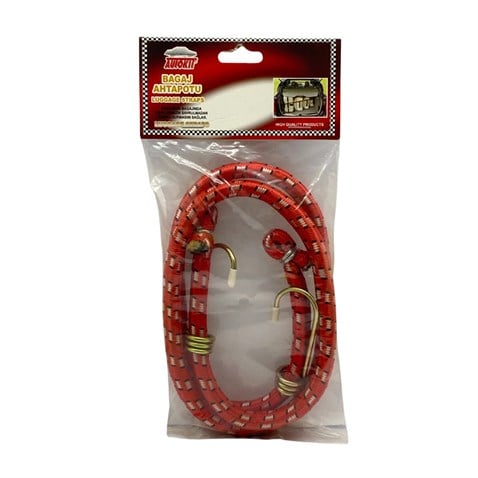BAGAJ LASTİĞİ (AHTAPOTU) TEKLİ 90 CM KIRMIZI