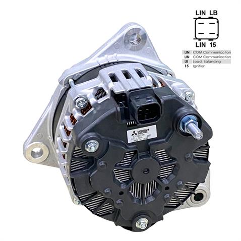 MITSUBISHI 24V ALTERNATÖR DİNAMO 120 A (LIN-LB-LIN-15) MAN TGL/TGM/TGS/TGX