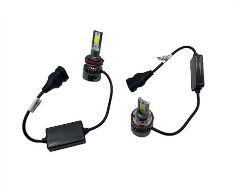 12V-24V H11 COB LED XENON FAR AMPUL SETİ 6000K 8000 LÜMEN CANBUS