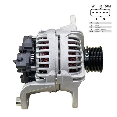 BOSCH 24V ALTERNATÖR DİNAMO 110 A (5 FİŞ SOKETLİ) (W-L-15-S-DFM) RENAULT-VOLVO