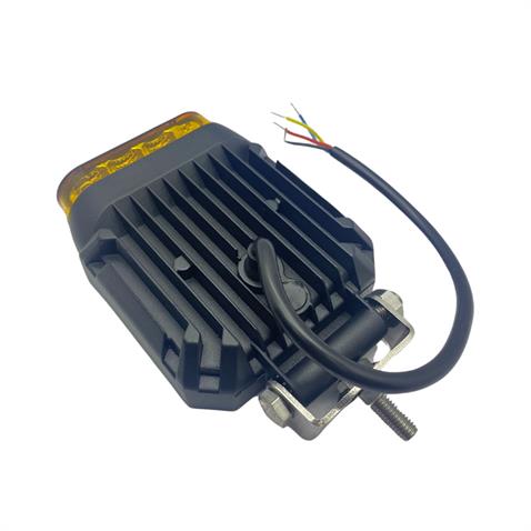 DEMMON 12V-24V ÇALIŞMA LAMBASI KARE ÇAKARLI (9 X 3W POWER LEDLİ) (156*101 MM)