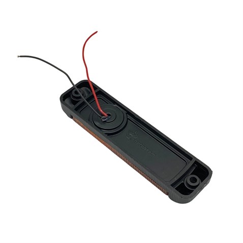 12V-24V YAN SİNYAL LAMBASI (SİDE MARKER) LEDLİ SARI KRONE TİP DORSE (130*32 MM)