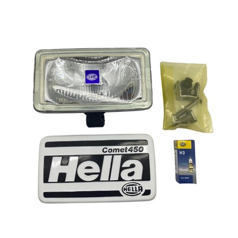 HELLA 12V SİS LAMBASI COMET 450 DİKDÖRTGEN (DELİCİ-SÜRÜCÜ) (AZ ÇİZGİLİ) (BEYAZ) (161*90 MM)
