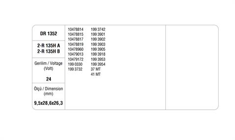 24V MARŞ KÖMÜRÜ DELCO TİPİ 37MT (4 AD)