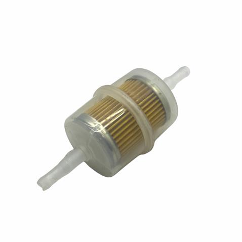 BENZİN FİLTRESİ UNIVERSAL ŞEFFAF (BÜYÜK TİP) (124*49 MM)