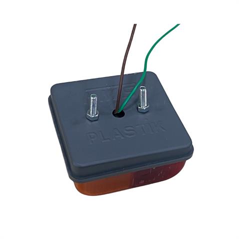 KABİN STOP-SINYAL LAMBASI UNIVERSAL SARI-KIRMIZI (88*88 MM)