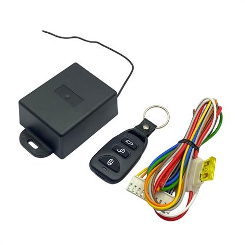 12V KAYAR KAPI MODÜLÜ (ZAMAN AYARLI-SIKIŞMA EMNİYETLİ) (KUMANDALI)