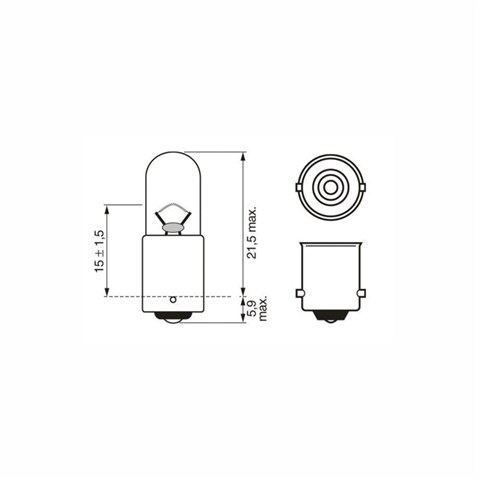 BOSCH 12V 53 AMPUL 4W (BA9s)