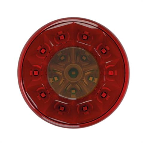 24V STOP LAMBASI YUVARLAK (LEDLİ) (3 FONKSİYONLU) (110*35 MM)