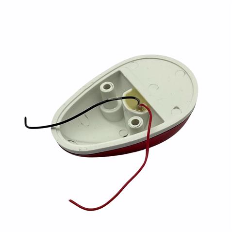 12V-24V MİNİ KABİN KAŞ TEPE LAMBASI 6-LEDLİ UNIVERSAL KIRMIZI (98*64 MM)