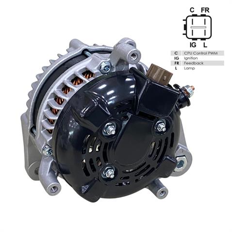 12V ALTERNATÖR DİNAMO 130 A (C-IG-FR-L) (4 FİŞ) HONDA ACCORD/CR-V 2007 >