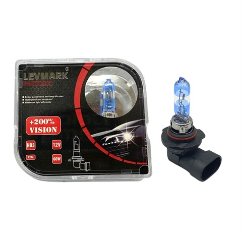 12V HB3 9005 AMPUL 60W %200 FAZLA IŞIK (2 AD)