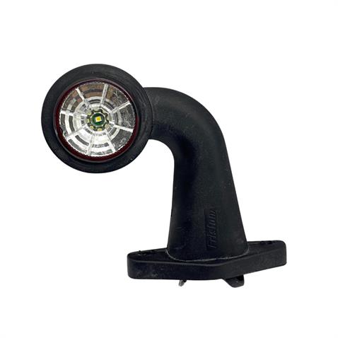 FRISTOM 12V-30V DORSE BOYNUZ LAMBA KISA EĞRİ (LEDLİ) E9