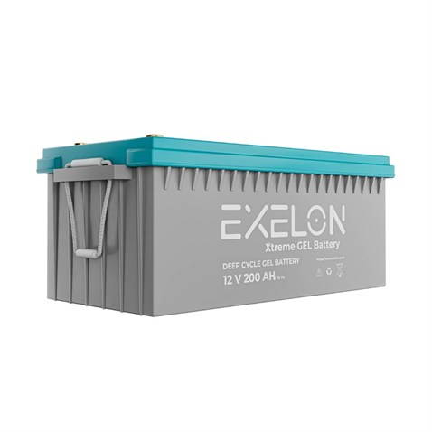 EXELON 12V 200 AH JEL AKÜ 10 HR (500*235*215 MM) (? KG)