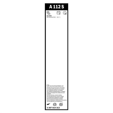 BOSCH SİLECEK SÜPÜRGESİ 575/530 MM AEROTWIN (A112S) MINI COUNTRYMAN F60 2016 >