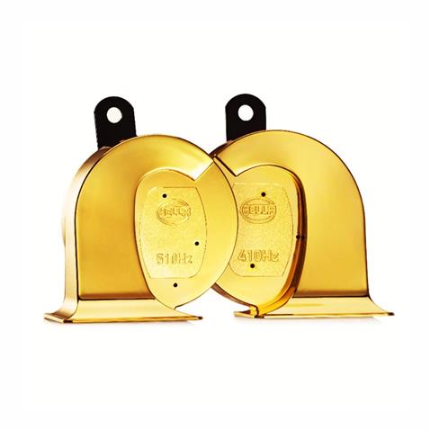 HELLA 12V DADAT KORNA 60W 112 dB 410/510 HZ (2 FİŞLİ) (ALTIN RENGİ) TAKIM TE30