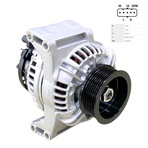 BOSCH 24V ALTERNATÖR DİNAMO 80A (W-L-15-S-DFM) DAF CF85/XF105 EURO5