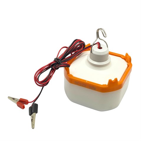 12V SEYYAR LAMBA LEDLİ 30W (1.5 MT KABLOLU) (ÇAKMAK FİŞLİ-MAŞALI) (BEYAZ)