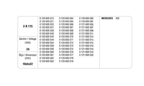 ALTERNATÖR KÖMÜRÜ BOSCH TİPİ EM (2 AD)