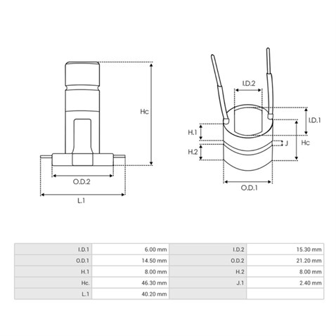 ALTERNATÖR ROTOR BAKIRI DENSO TİPİ FORD-LAND ROVER-MAZDA-PEUGEOT-RANGE ROVER-TOYOTA-VOLVO