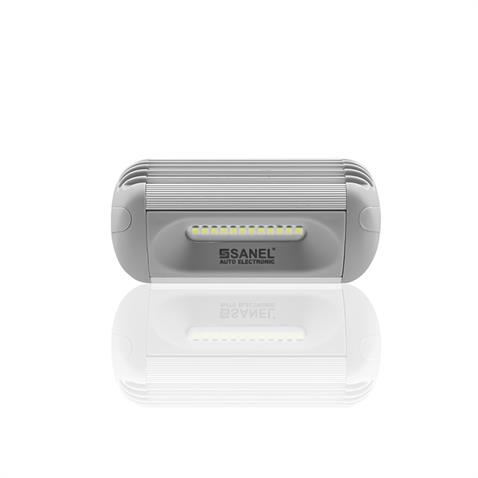 SANEL 12V DIŞ AYDINLATMA LAMBASI (TAVAN LAMBASI) (12*0.5W LED) (SU GEÇİRMEZ) (117*55 MM)