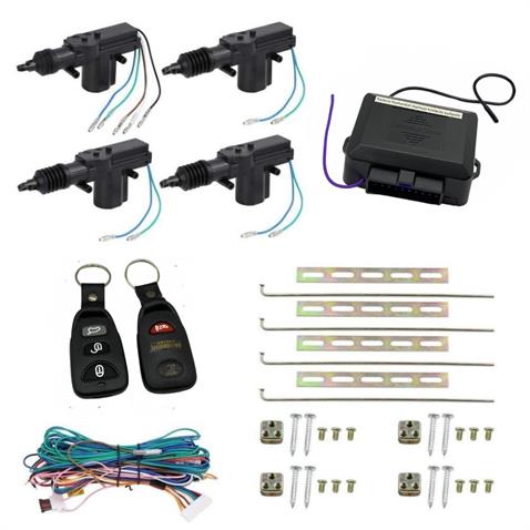 12V MERKEZİ KAPI KİLİT SETİ (KUMANDALI)