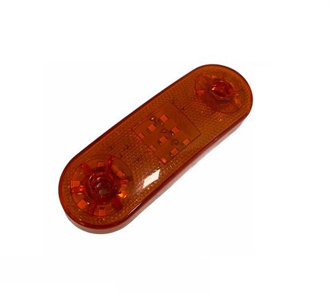 12V-24V YAN SİNYAL LAMBASI DORSE SİDE MARKER SARI YM (21 LEDLİ) (2 FONKSİYONLU)