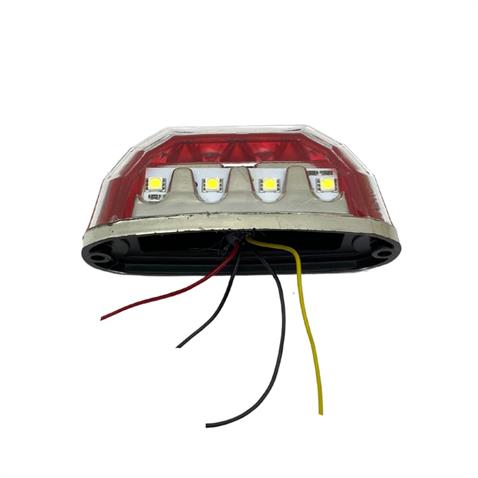 12V-24V PLAKA-POZİSYON LAMBASI 8 LEDLİ (KIRMIZI)