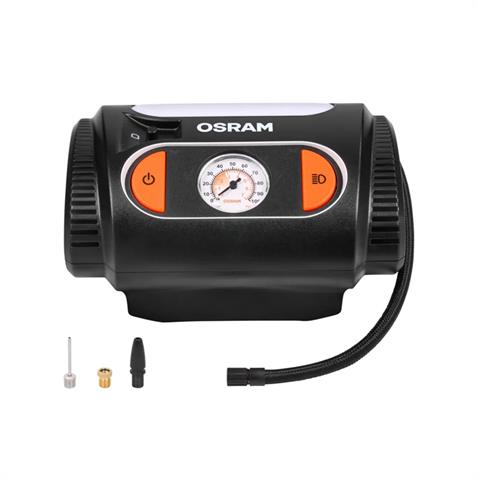 OSRAM 12V LASTİK ŞİŞİRME HAVA KOMPRESÖRÜ 120W (0-100 PSI / 0-6.9 BAR / 4 DK) (ANALOG)
