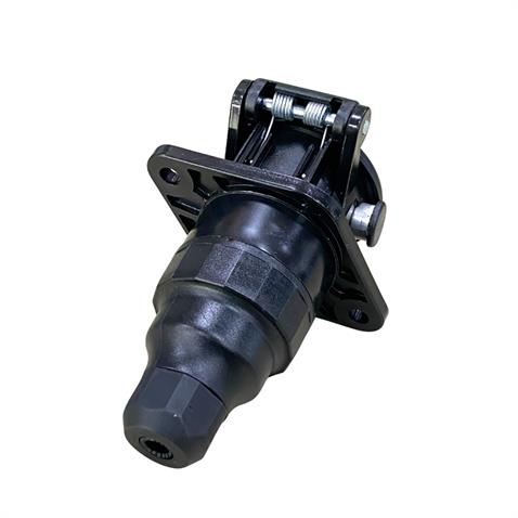 TIR DORSE ELEKTRİK SOKETİ (RÖMORK FİŞİ) (15Lİ DİŞİ) (YEŞİL KAPAKLI)