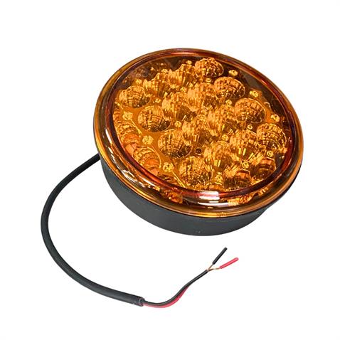 24V SİNYAL LAMBASI YUVARLAK (SARI) (LEDLİ) MITSUBISHI PRESTIJ-TEMSA-GÜLERYÜZ COBRA OTOBÜS (122 MM)