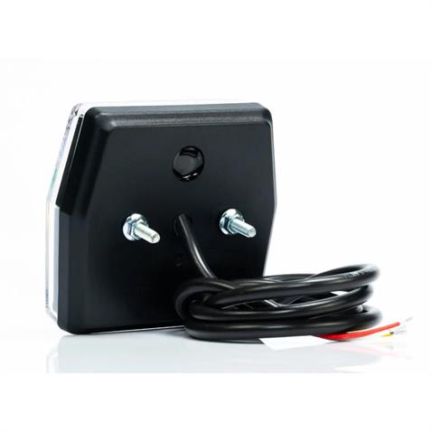 FRISTOM 12V-24V STOP LAMBASI KARE (LEDLİ) (PARK-FREN-SİNYAL-PLAKA) (100*93 MM) E9