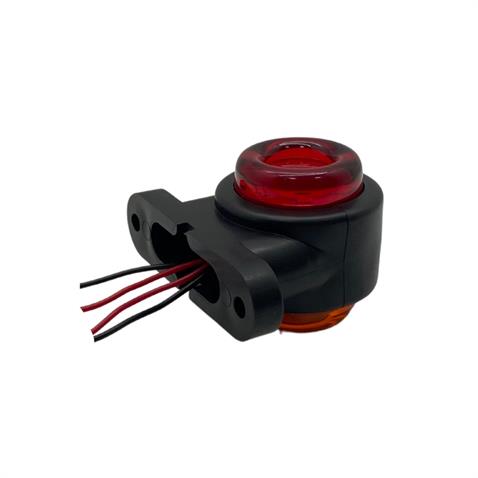 12V-24V TAKOZ LAMBASI MİNİ KIRMIZI-SARI (12 LEDLİ) (66*55 MM)