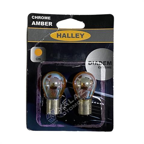 HALLEY 12V 1016 AMPUL 21/5W AMBER DİADEM SARI (ŞAŞI TIRNAK) (2 AD) ITALY