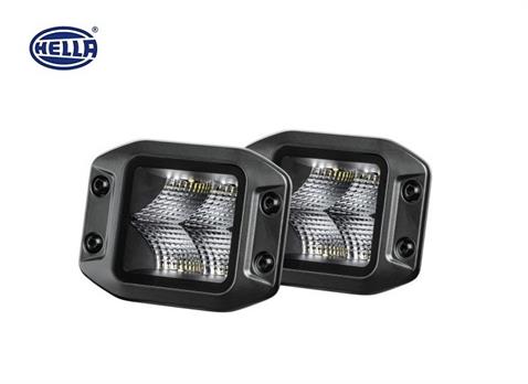 HELLA 10V-30V ÇALIŞMA LAMBASI (OFF-ROAD LAMBA) GÖMME TİP 40W 5700K 3000 LÜMEN (4 LEDLİ) (2 AD)