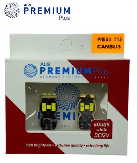 PREMIUM 12V DİPSİZ AMPUL T10/T15 (16W) (15 LEDLİ) BEYAZ (2 AD)