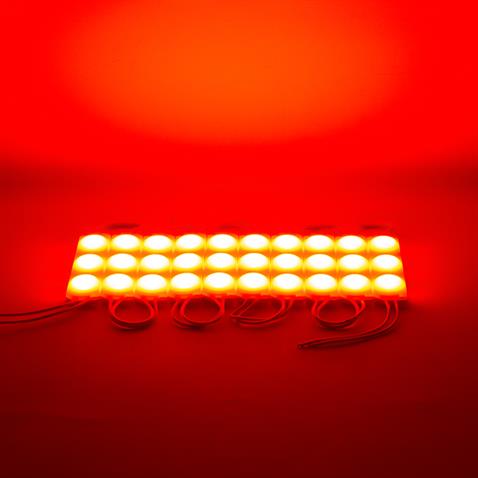 12V PARMAK LAMBA 3-LEDLİ KABLOLU KIRMIZI (94*20 MM)