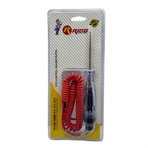 RICO 6V-24V KONTROL KALEMİ KABLOLU MAŞALI (+/- DİJİTAL GÖSTERGELİ)